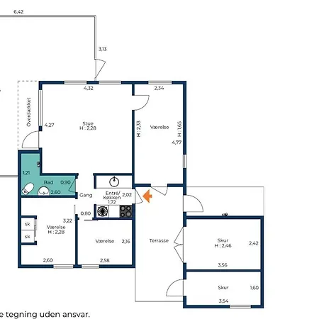 Tatil Evi 62m2 Summerhouse 350m Lokkenbeach Denmark Løkken